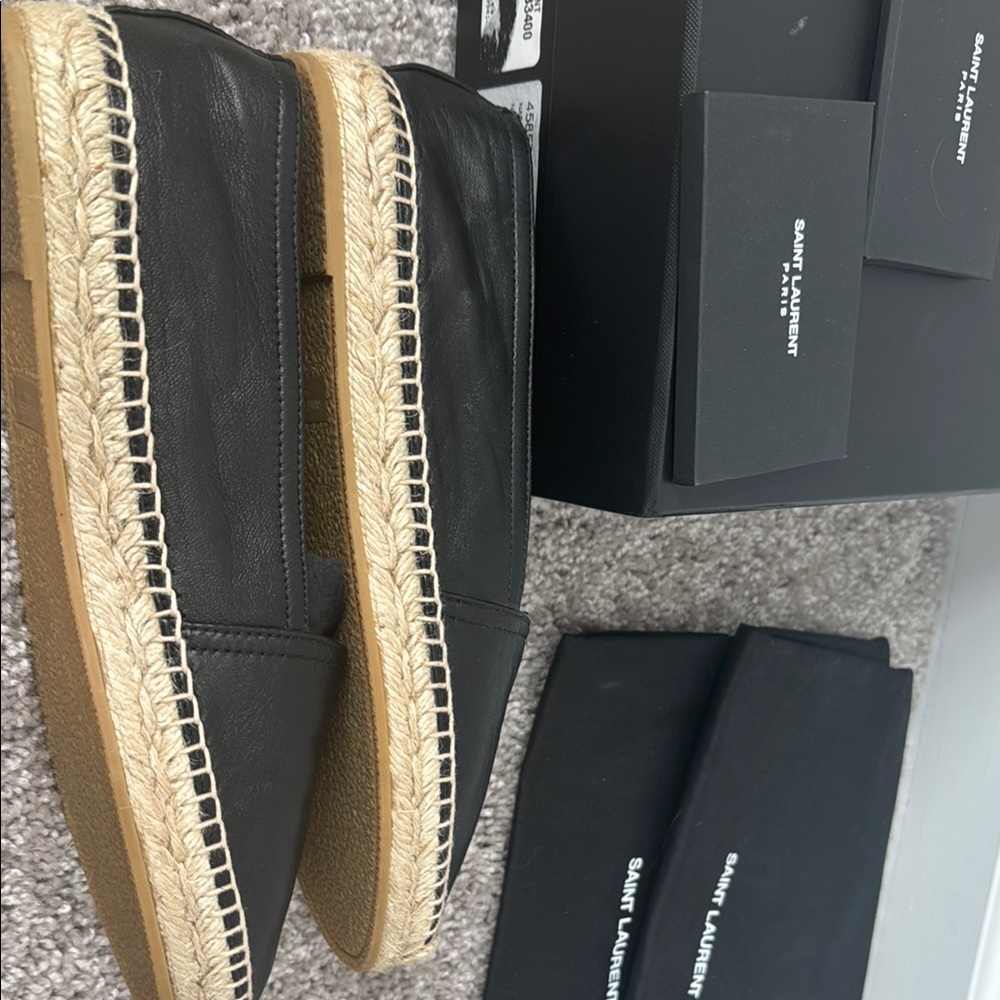 Saint Laurent Black Espadrilles - Picture 6 of 7